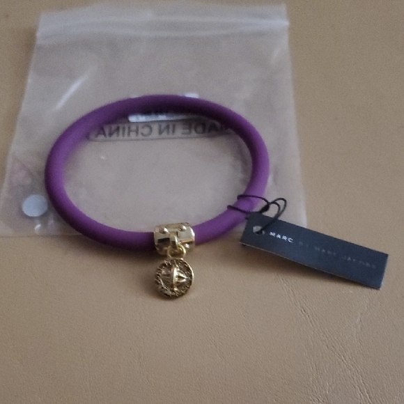 Marc By Marc Jacobs Purple Bracelet with Gold Charm - Picture 2 of 7